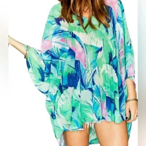 Show Me Your Mumu Key West Barbie Shook Tunic sheer size XS
